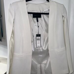 BCBGMaxAzria off white blazer